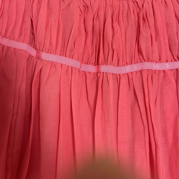 Banana Republic Bubblegum Pink Mini Skirt Size 0 Barbiecore Girlhoodcore Ballet - Picture 3 of 13